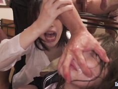 Family Rough Gangbang
