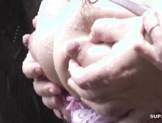 [Reducing Mosaic]NHDTB-031 Sensitive Busty Woman Who Keeps Tinkering Nipples With banned Practitioner While Being Beaten By Rain S-curve Warping