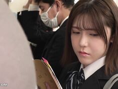 [Reducing Mosaic]REAL-893 Incontinence Molester Train On The Train Home From Cram School A J〇 Is Gradually Transformed With Aphrodisiacs And Becomes Addicted To Urination And Squirting. Akari Mi
