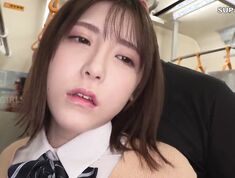 [Reducing Mosaic]REAL-893 Incontinence Molester Train On The Train Home From Cram School A J〇 Is Gradually Transformed With Aphrodisiacs And Becomes Addicted To Urination And Squirting. Akari Mi