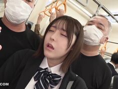 [Reducing Mosaic]REAL-893 Incontinence Molester Train On The Train Home From Cram School A J〇 Is Gradually Transformed With Aphrodisiacs And Becomes Addicted To Urination And Squirting. Akari Mi
