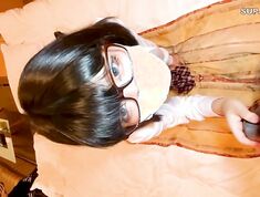 FC2PPV 4819406 [First Time Shooting] Raw Sex With A Devilish Beauty With Glasses