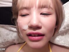 [Reducing Mosaic]KMHRS-017 Half White Skin And Pink Mako Mass Sperm Bukkake First Creampie Document Miyazawa Ellen