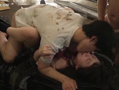 [Reducing Mosaic]SCOP-897 Silly High School Girl Who Came To An Abandoned Building To Test Her Courage Is Attacked By The Homeless Who Live There Having Not Touched A Woman’s Body For A Long Tim